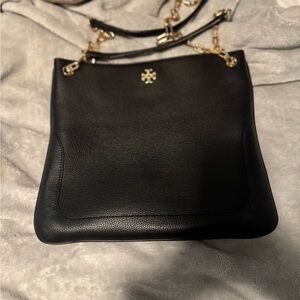 Tory Burch Black Leather Shoulder Bag